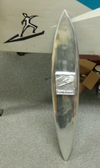 Rare Metal Eddie Aikau Surfboard Trophy