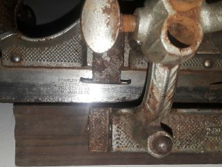 Vintage stanley No.  55 plane,  cutters,  & parts wood tools 10