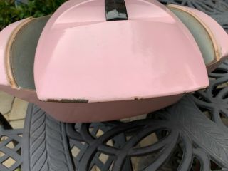 Le Creuset Vintage Pink Cast Iron Raymond Loewy 4.  5 Rare 4