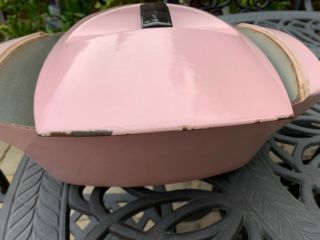 Le Creuset Vintage Pink Cast Iron Raymond Loewy 4.  5 Rare 6