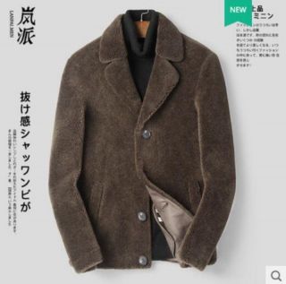 Men 100 Real Cashmere Fur Coat Chic Winter Warm Jacket Vintage Overcoat