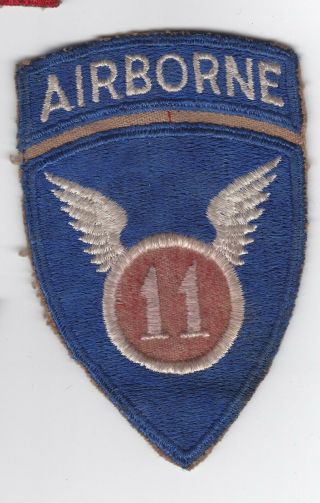 11th Airborne Division Us Army Patch Ww2 Wwii Ssi Twill Center