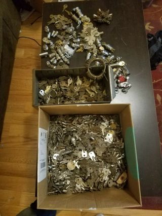 Vintage Coin Operated Keys Hundreds Of Them