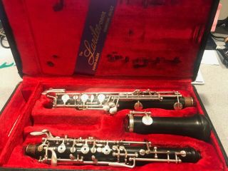 Vintage Larilee Solid Grenadilla Wood Oboe W/ Larilee Case