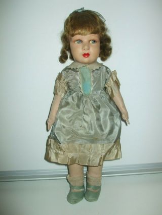 Antique Lenci Type Doll Jointed 14 1/2 Inches