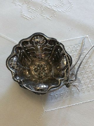 Antique 3 Silver Sterling French Tea Strainers 3
