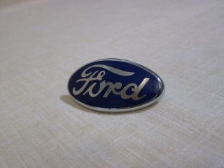 Rare & - Old Stock 1933 Ford Car Porcelain Grille Shell Emblem - Ornament