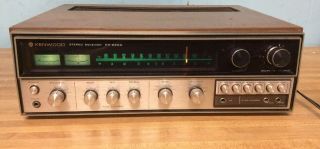Vintage Kenwood Kr - 6200 Stereo Tuner Amplifier Receiver