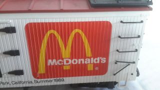 LGB McDonalds Boxcar - Buena Park Edition - VERY RARE 7