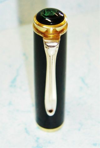 Vintage PELIKAN fountain pen 14K gold F nib,  350 mechanical pencil set 6