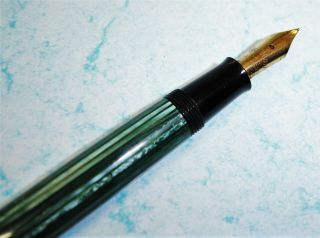 Vintage PELIKAN fountain pen 14K gold F nib,  350 mechanical pencil set 7