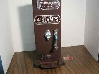 Antique Vintage Shermack Detroit Stamp Machine