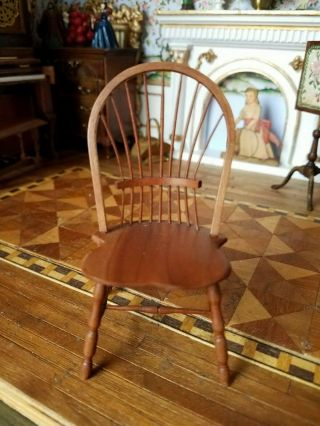 Dollhouse Miniature Artisan William Bill Clinger Windsor Chair 1:12 A/A 5