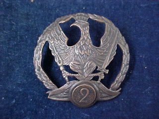 Polish Poland Cap Eagle Badge " 2 " 2nd Cadet Corps