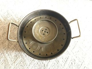 Vintage Antique Ornate Solid Brass Humidifier Stove Top Pot with Lid 2