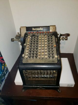 Vintage Burroughs Adding Machine No 9 - 173254