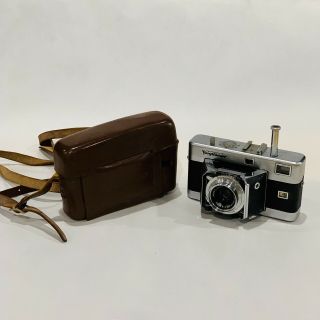 Vintage Voigtlander Vitessa Film Camera W/ Synchro Compur Ultron 1:3 50mm Lens 2