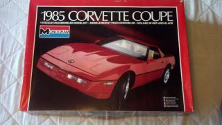 Monogram Model Kit 2608 1985 Corvette Coupe 1/8 Scale In Box