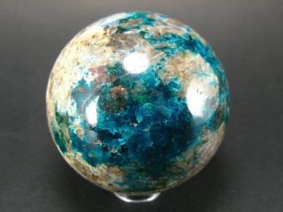 Extremely Rare Dioptase Sphere From Namibia - 2.  0 "