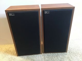 Vintage Ohm Model E Floor Speakers,  Set Of 2,