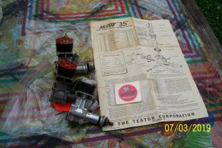 3 Good Vintage Mccoy 35 Airplane Model R/c Gas Nitro Glow Motor Engines