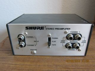 Shure Stereo Phono Vintage Preamplifier M64 A M64a