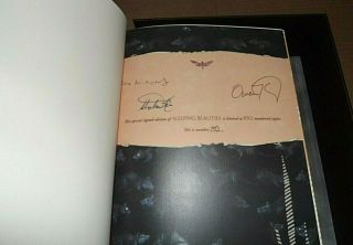 Stephen King ' s Sleeping Beauties Rare Traycase Signed&Numbered 5