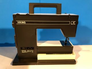 Vintage Husqvarna Viking 3610 Sewing Machine,  Case,  Foot Controller 8