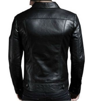 Best Quality Leather Jacket Men Real Sheep Skin Vintage 2