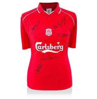 Liverpool Legends Memorabilia Hand Signed Football Shirt Rare