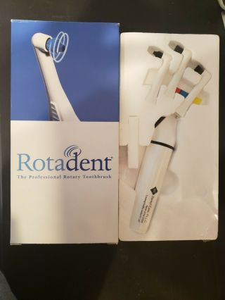 Vtg Rota - Dent Rotary Plaque Removal Instrument Toothbrush Rotadent
