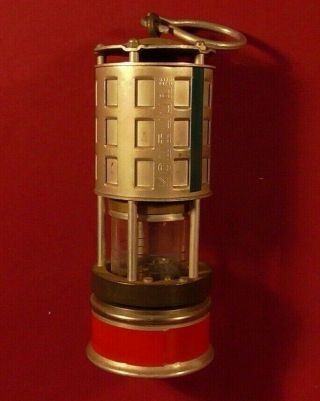 Vintage Koehler Permissible Flame Safety Miners Lamp Carbide Lantern No.  209