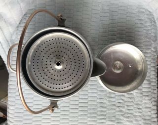 Vintage Wearever 3116 Aluminum And Copper Stove Top Perk Coffee Pot 5
