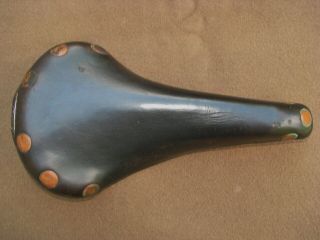 Vintage Brooks Professional Leather Bike Seat Marked A 86,  Made In England