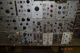 88 vintage tektronix oscilloscope plug - ins 151 type M TU - 2 3A72 3A3 ca type 2 5