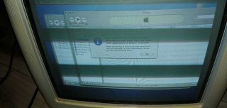 vintage 1999 APPLE iMac G3 BlueBerry All - in - one COMPUTER 3