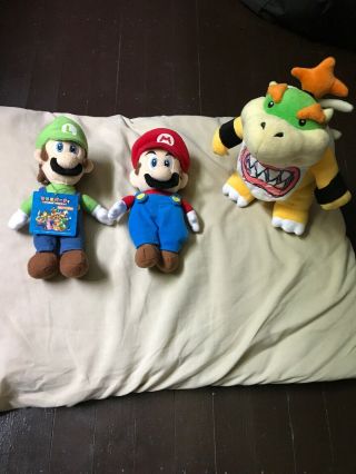 Mario Party 5 Plush And Luigi Small 2003 Hudson Soft Rare Sml Logan Junior