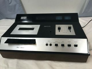 The Fisher Sr 110 Stereo Tape Recorder Consoul Tape Deck Vintage