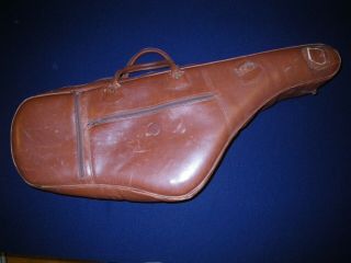 Vintage Michael Bianco Leather Tenor Saxophone Gig Bag - Reunion Blues Type Case
