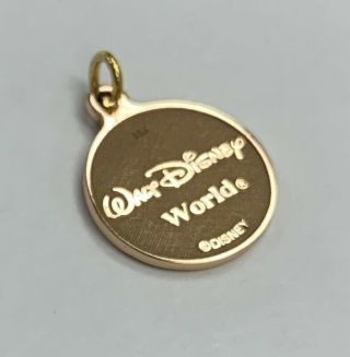 Rare Vintage Walt Disney World 14K Heavy Pendant 2