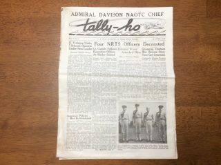 Wwii 1945 Navy Us Naval Air Station Tally - Ho Newspaper St.  Simons Island Georgia