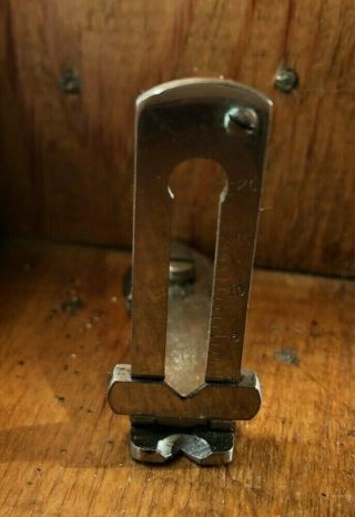 Vintage Sporting Nickeled Carbine Rear Sight - Winchester