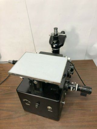 Vintage Nikon epi - dia Measurescope Microscope 10