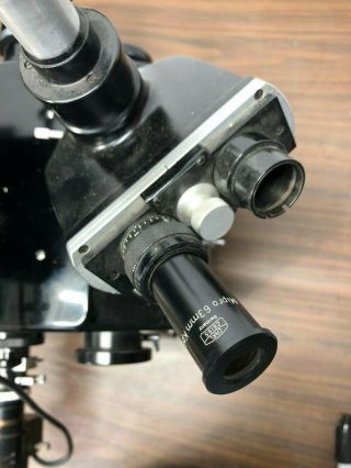 Vintage Nikon epi - dia Measurescope Microscope 12