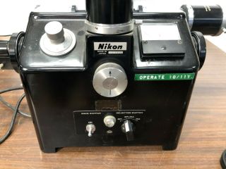 Vintage Nikon epi - dia Measurescope Microscope 2