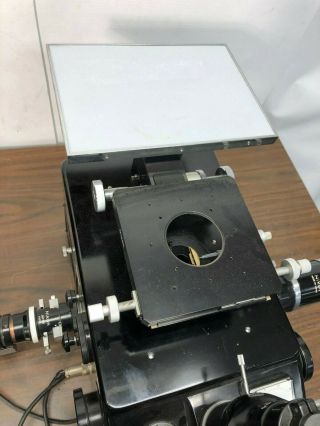 Vintage Nikon epi - dia Measurescope Microscope 7