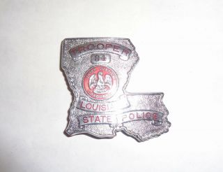 Vintage Louisiana State Police Trooper Badge