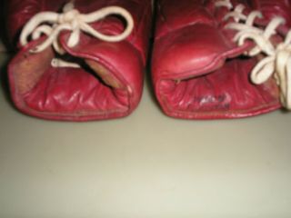 Vintage Lace Up leather Boxing Gloves 6