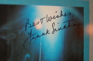 Frank Sinatra - Rare Autographed Jobim Album - Hand Signed June 1981