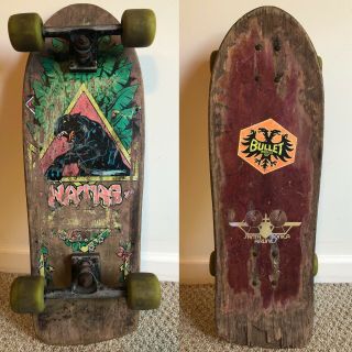 Old School Santa Monica Airlines Natas Kaupas Skateboard Deck Board Complete